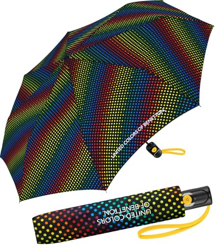 Benetton Taschenschirm Mini Automatik Dancing Dots