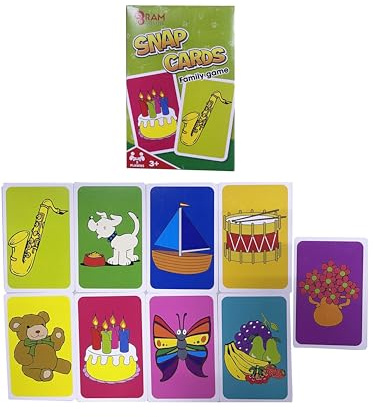 Ram Classic Snap Kartenspiel Passende Paare Brettspiel Familie Spaß Kinder Kartenspiele