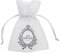 Santex Organza-Säckchen Just Married 10er Pack weiß