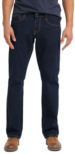 MUSTANG Jeans Herren Stretch Oregon Bootcut Jeanshose Hose Denim, Größe:W 36 L 32, Farbe:Dark Blue Denim (940)