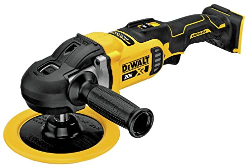 DEWALT 20V MAX* XR Cordless Polisher, Rotary, Variable Speed, 7-Inch, 180 mm, Tool Only (DCM849B)