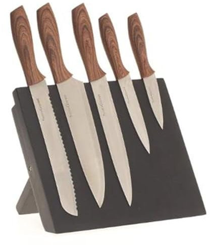 FIVE Simply Smart - Bloc 5 Couteaux Aimantés Cinco 24cm Naturel
