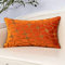 Yangest Lendenwirbel-Kissenbezug, Wellen-Optik, luxuriöser Kissenbezug, modern, mit Reißverschluss, rechteckig, für Sofa, Couch, Schlafzimmer, Wohnzimmer, Heimdekoration, 30,5 x 50,8 cm, gebranntes