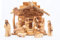 Olive Wood Gifts Shop Krippenfiguren aus Olivenholz, handgefertigt, 24,1 cm hoch, 11,9 abstrakte Figuren, geschnitzt von überlegenen talentierten christlichen Künstlern in Bethlehem, der Stadt David