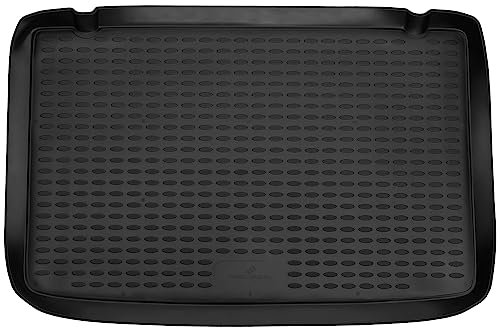 WALSER XTR Kofferraumwanne für Renault Clio 3 Schrägheck 2005-2012, 100% passgenaue Antirutschmatte Auto, Gummimatte Auto, Kofferraum Schutzmatte, Auto Gummimatten