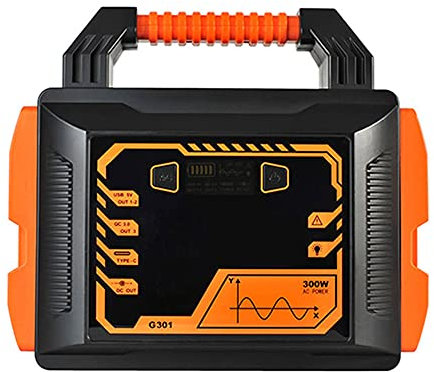 WSHA Sauvegarde 300W 110V / 220V Batterie de Lithium de la Batterie d'urgence Hors réseau AC/DC Porte Portable Portable Portable pour Planche Camping Voyage Chasse d'urgence