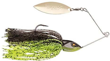 Nays MZ RNNR Size M 18g Spinnerbait Hardbait Blechköder Spinner Maze Runner zum Raubfischangeln auf Hecht Zander Barsch (D-01)