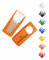 #teamludorf 10x Flaschenöffner Orange mit Verschluss personalisiert mit Foto, Logo, Bild, Schrift oder Text - Bierflaschenöffner, Bier Flaschenöffner Geschenk Idee - Bottel Opener