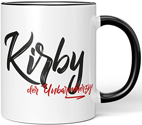 JUNIWORDS Tasse, Kirby, der Unbarmherzige, Schwarz (5255677)
