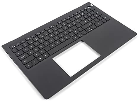 Dell Vostro 15-3510/3250/3530-Series Palmrest & US/INT ENGLISH Backlit Keyboard - 0TPXKP (W1NPV) - Black (Renewed)