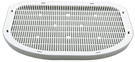 Milageto Matte für Katzentoilette, Katzenstreu-Sammelmatte, Doppellagiges Design, Netzmatte Katzenrampe für kleine Katzen, wasserdichte Katzentrittmatte, Katzentritte für drinnen und draußen, Beige