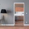 Glastür Ganzglastür Drehtür aus ESG-Glas Sadora ® in Klarglas (K) 959x1972 mm (BxH) für Studio Griff und Studio Bänder