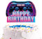 Tortendeko junge, Gamer Motiv Kuchendeko Geburtstag Junge, Cool Spielkonsolen Thema Kuchen Deko, Videospiel Happy Birthday Torten Deko, Gaming Cake Topper für Junge Geburtstag Party Dekoration