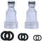 3/4 High Pressure Washer Inlet Connector and Gun Adapter - 3pcs Plastic Water Filter for Garden Hose Connectors