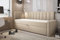 Kinderbett Boxspringbett Tokio mit integrierter Federkernmatratze und Aufbewahrung, Veloursstoff (gerade, 100 x 200 cm)