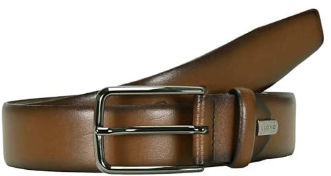 LLOYD-Herren-Ledergürtel 35 mm-cognac-W85