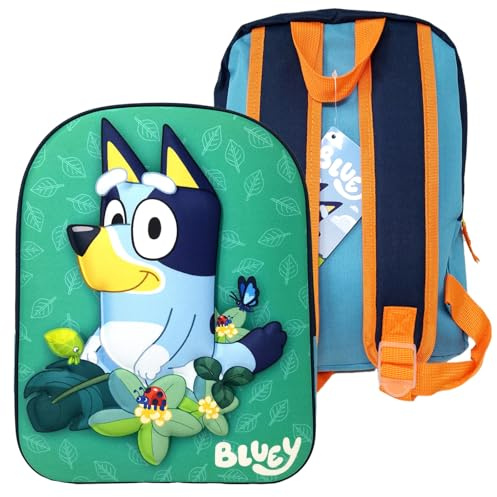 Bluey Leaves 3D backpack 30cm