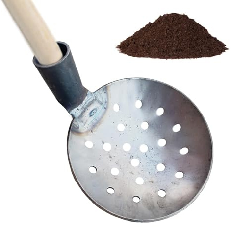 Sewer Spoon Septic Tank Tool, Metal Sludge Remover Heavy Duty Iron Cleaning Spoon, Metal Sludge Remover Tool Rounded Manure Scoop For Efficient Cleaning - Drainage Leakage Spoon Sifting Septic Tank To