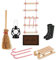 Wichtel Zubehör Miniatur Mal Kunst Set für Weihnachten Wichteltür Deko und 1/12 Puppenhaus, DIY Staffelei (3)