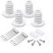 Zilimontt Dryer Stacking Kit W10869845 Compatible with W10298318 W10761316 PS3407625 LP14082 Washing Equipment Washing Machine and Tumble Dryer Stacking Shelf Kit