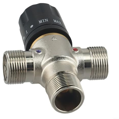 Mitigeur thermostatique pour chauffage solaire, 86,4 cm DN20, construction robuste, contrôle précis de la température