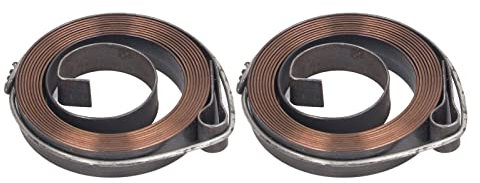 PerGar 2er-Pack Bohrmaschinen-Rückholfeder, Stahlpinolenfeder-Vorschubrückhol-Schraubenfeder-Montagezubehör für Tischbohrmaschinen