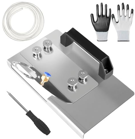 Supports de Meuleuse D'angle pour Coupe en Biseau à 45°, Facile à Utiliser, Support pour Meuleuse D'angle, Coupe Rapide, Support de Meuleuse D'angle, pour Couper des Pierres en Céramique (noir)