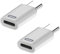 Lightning Female to USB-C Male Adapter, 2-Pack USB-C to Lightning for iPhone 15/16 Pro/Pro Max/Plus, iPad Air/Pro, Samsung Galaxy S24, 27W PD Fast Charging & Data Transfer (Not for Audio/OTG)