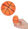 Stressball Lustig Antistressball, 5.5CM Mini Sportbälle Schaum Stressabbau Bälle Schaumstoffbälle Stressabbau Spielzeug Quetsch Anti Stress Spielzeug für Büro Schule Kinder Erwachsener（Basketball）
