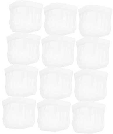 OUNONA 20 Piezas Gorro de Chef Desechable para Cocina y Catering Unidades Gorro de Cocina Cabello para Chefs y Cocineros