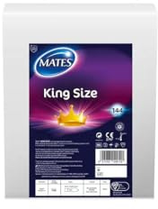 MATES KING SIZE CONDOMS NATURAL 144 PACK