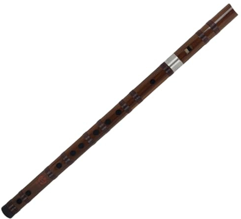 Gatuida Bamboo Flöte Note Professionelles Chinesisches Musikinstrument Leicht Tragbar für Anfänger Fortgeschrittene Präzise Tonlöcher für Exakte Klänge