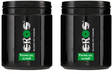 EROS Fisting Gel UltraX intensives Anal-Gel zur Entkrampfung und Dehnung des Anus und der Vagina - 2 x 1000 ml