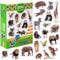 Kühlschrankmagnete kinder MAGDUM Zoo FOTO - 19 GROßE Kühlschrank Magnete für Kleinkinder - Kinder magnete - Magnete für magnettafel - Magnete kühlschrank -Magnete kinder-Magnettafel kinder-Magnetspiel
