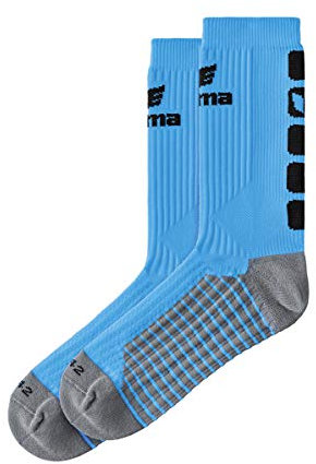Erima Unisex CLASSIC 5-C Socken (2181919), curacao/schwarz, 39-42