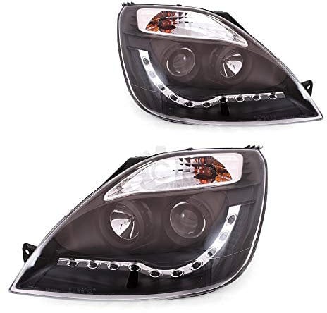 Scheinwerfer Set Fiesta JH1/JD3 11/01–05 Dragon Lights klar/schwarz