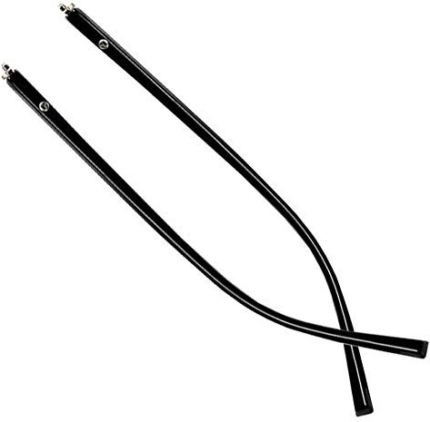 1 Paar schwarze Kunststoff Brille Tempel Arm Ersatz Brillen Rahmen Tempel Reparatur
