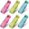Cozihom Squeeze Bread Bag Cinch Clips, Slip Grip Easy Squeeze & Lock, Assorted Color, 6 Pack