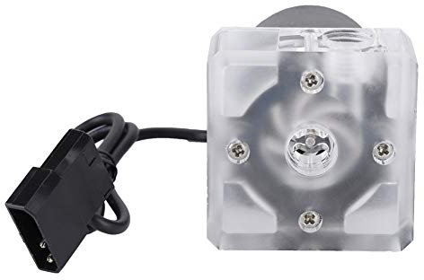 fasient G1/4 Thread Noiseless Water Cooling Pump for Computer CPU Water Cooling System,Ultra-quiet Operation,Waterproof,800L Flow