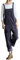 Petalum Salopette Femme Pantalon Bretelle en Velour Côtelé Combinaison Sans Manches Décontracté Ample Jumpsuit de Travail avec Poches pour Printemps