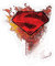 Spreadshirt DC Comics Superman Logo Strength Sticker, max. 10x10 cm, 10 x 10 cm, Transparent glänzend