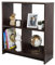 Iris Ohyama, Offenes Aufbewahrungsmöbel, Bücherregal, Regal mit 4 Fächern, Trennwand, horizontal & vertikal, Büro, Schlafzimmer, Wohnzimmer - Wood Open Shelf WOS-4 - Braun