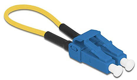 Delock LWL Loopback Adapter LC/UPC Singlemode blau