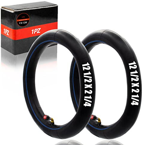 1PZ F3I-12W Fahrradschlauch, 12 1/2 x 2 1/4-12,5 x 2,25 Zoll mit Ventil für Kinderwagen / Trotinette / Scooter / Gleichgewichtsrad, Ersatz für Razor Pocket Mod Currie, GT, IZIP