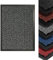 Heavy Duty Indoor & Outdoor Rubber Non-Slip Floor & Kitchen Barrier Mat Easy Clean Absorbent Soft Feel Entrance Rug Shoes Scraper Floor Mat (120 x 180 cm (4' x 6'), Silver Grey)