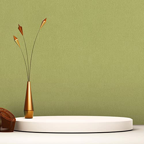 TADESSI Tapete Uni M1-No.1252 Vliestapete Grün Unitapete Einfarbig für Wohnzimmer Schlafzimmer Küche