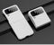 Hauw Funda Galaxy Z Flip 4 5G,Funda de Teléfono Plegable Antideslizante Ultradelgada para PC Duro para Samsung Galaxy Z Flip 4 5G 2022,Blanco