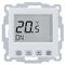 Ritzer Raumthermostat Digital für Busch-Jaeger Balance SI, Gira, Berker, Merten und Jung zur Regelung von Fußbodenheizung Stellantrieben 230V, alpinweiß (Jung Serien A & AS)