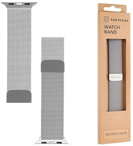 Tactical Cinturino 356 Originale Loop Magnetic Per Apple Watch 1-2-3-4-5-6-7-8-se 42-44-45mm Silver