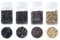 Yamel Micro Links Bead Hair Extensions Rings 500 Pieces 5mm Black Silicone Lined Beads for Human Hair Extensions